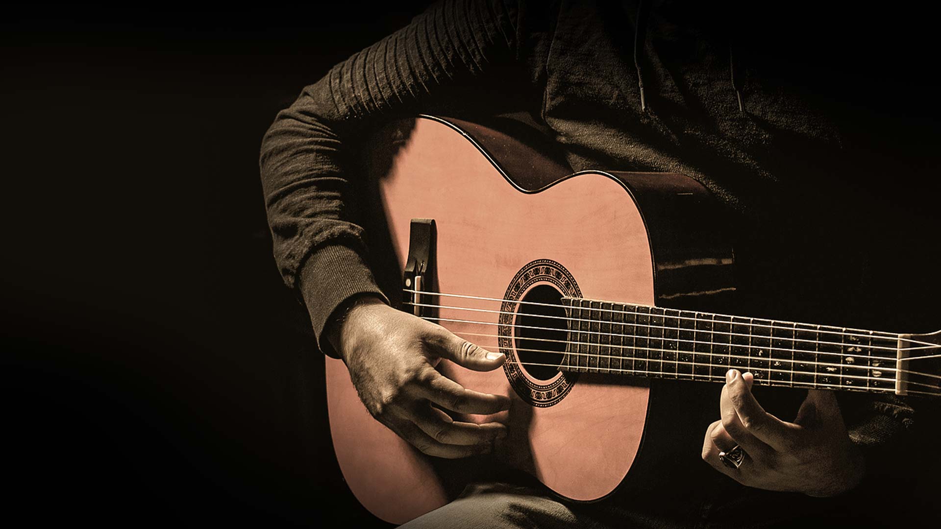 Guitarist and live music entertainment performance at The Lodge of Spring Grove in Illinois